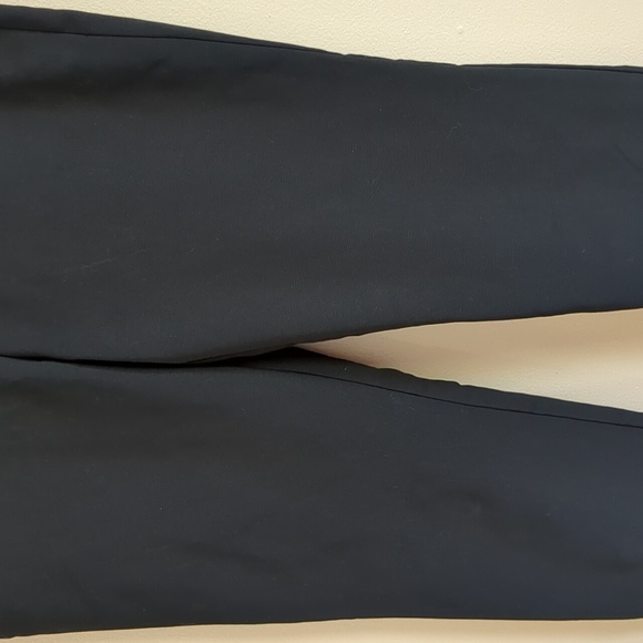 Small Zara Basic Collection Black Pants With Faux Fur Trim - Picture 5 of 12